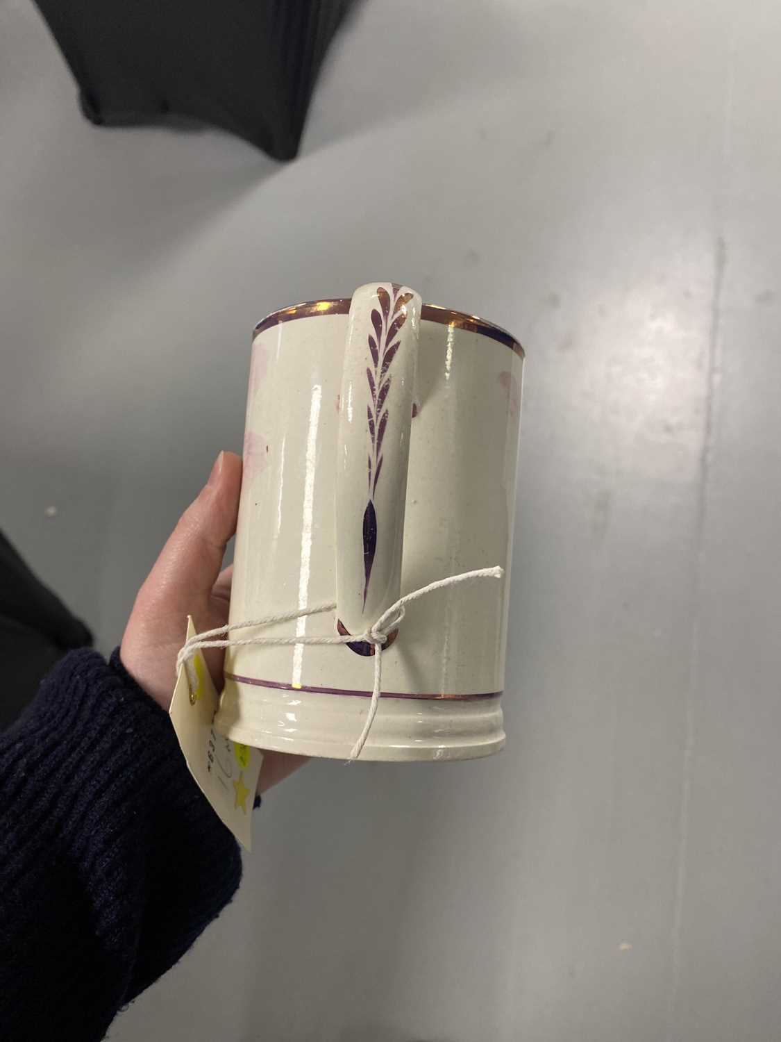 A Sunderland lustre jug and a Sunderland lustre tankard - Image 17 of 19