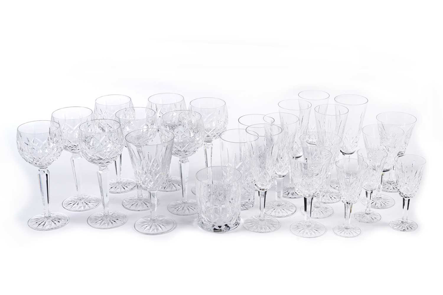 A selection of Waterford Crystal glasses