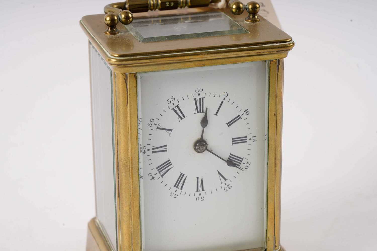 A late 19th Century French carriage clock - Image 2 of 6