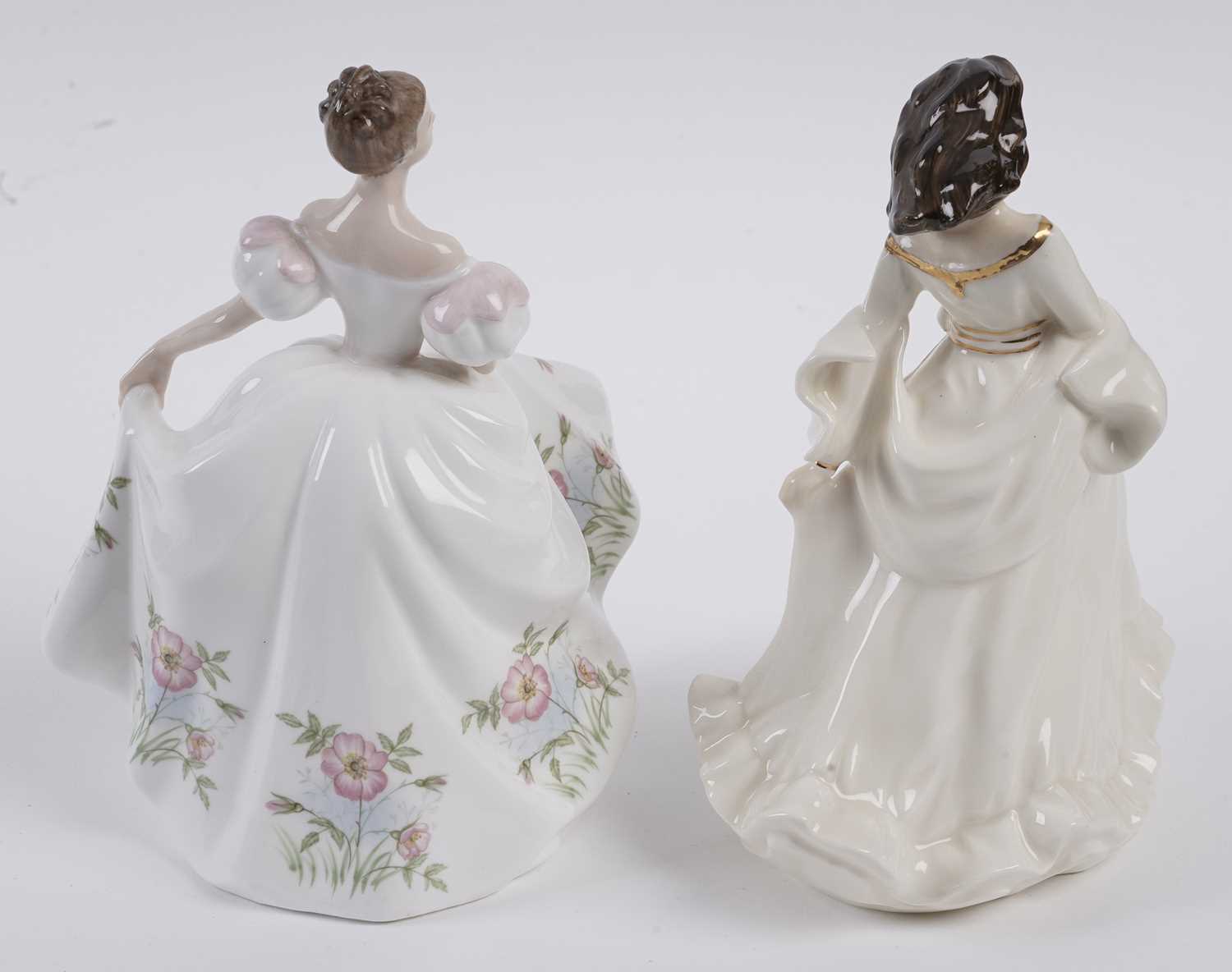 A collection of Royal Doulton ceramic figures of ladies - Image 3 of 12