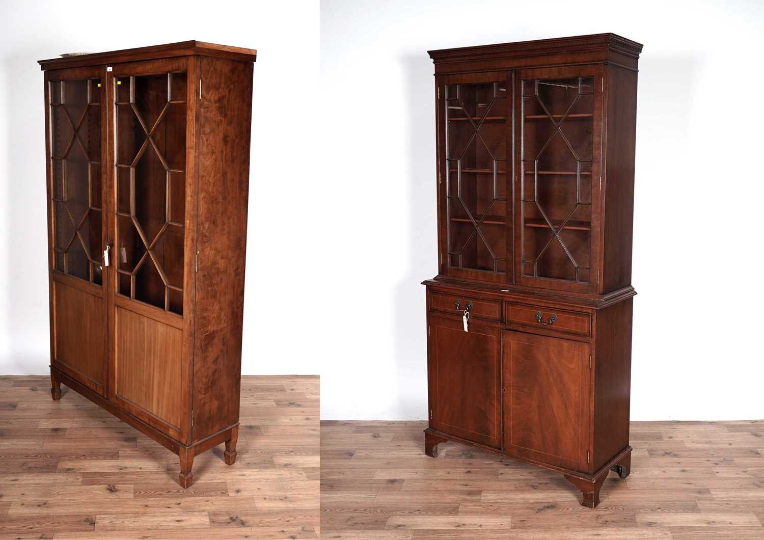 An early 20th Century mahogany bookcase