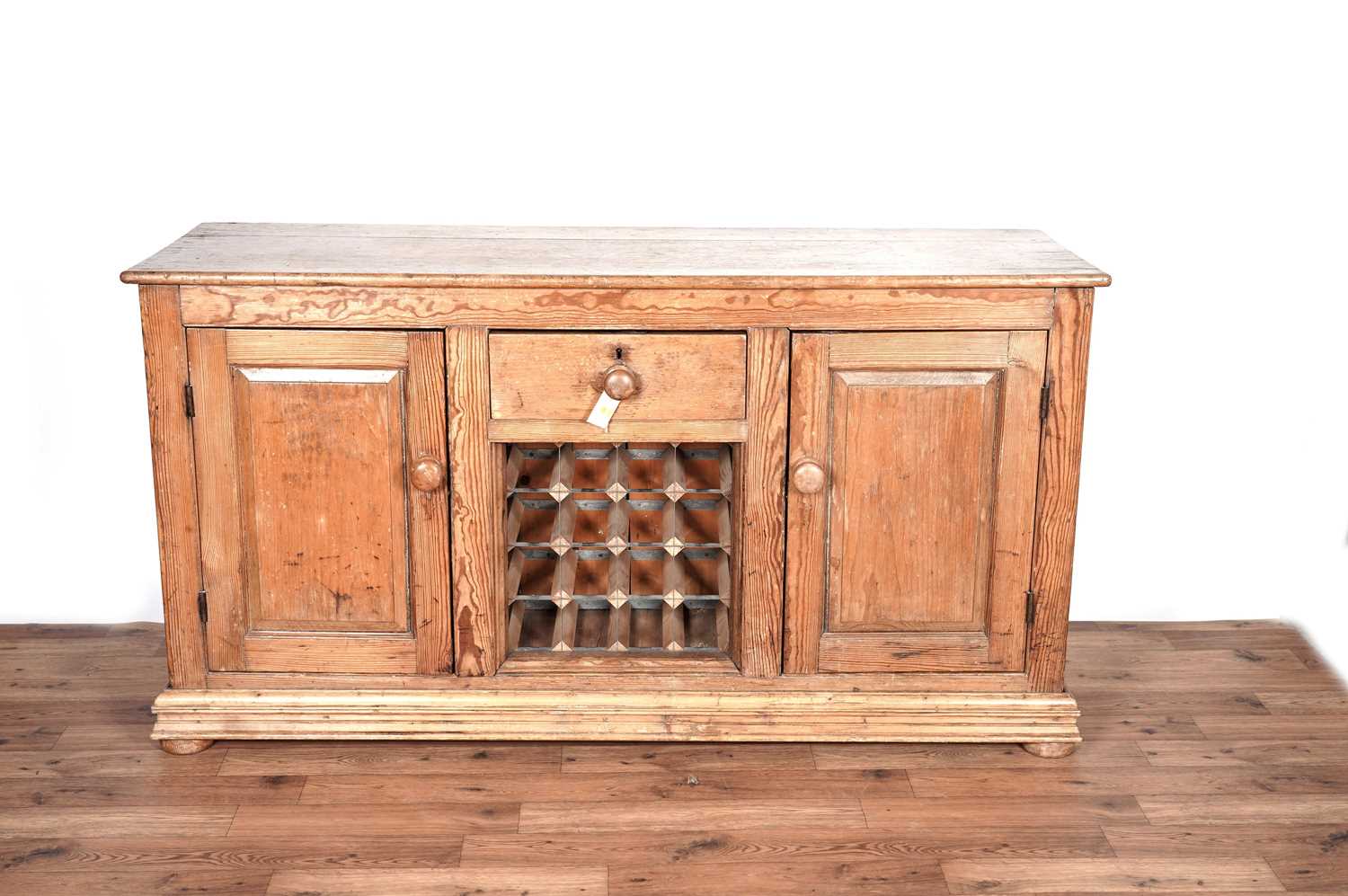 A Victorian stripped-pine sideboard - Image 2 of 4