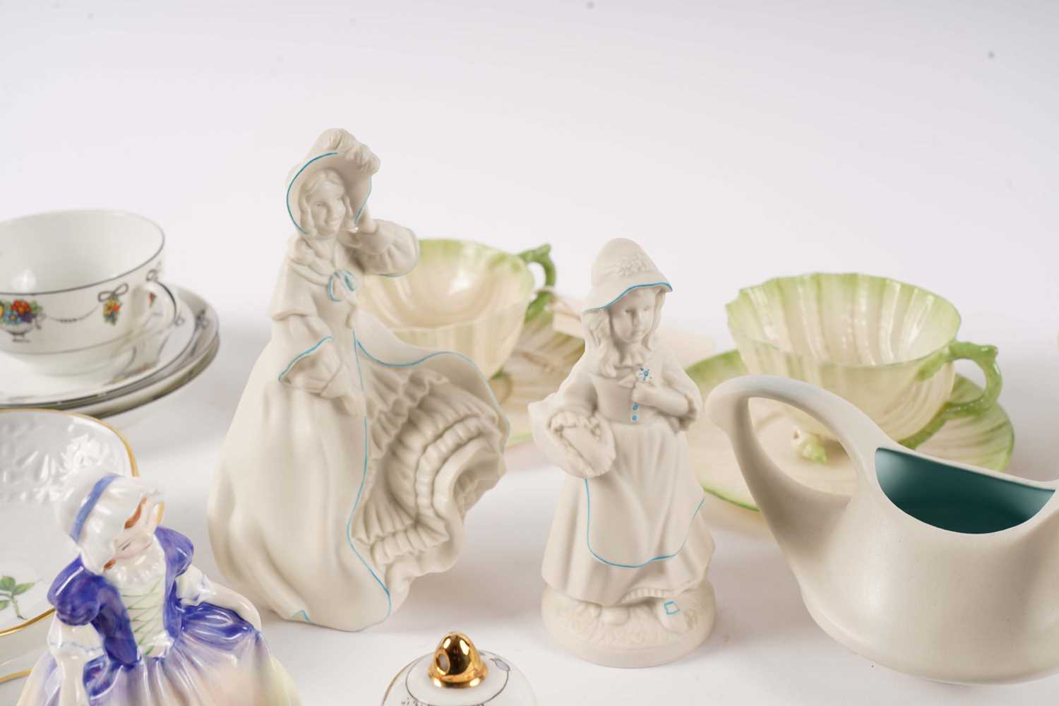 A collection of ceramics by Meissen, Belleek and others - Image 5 of 6