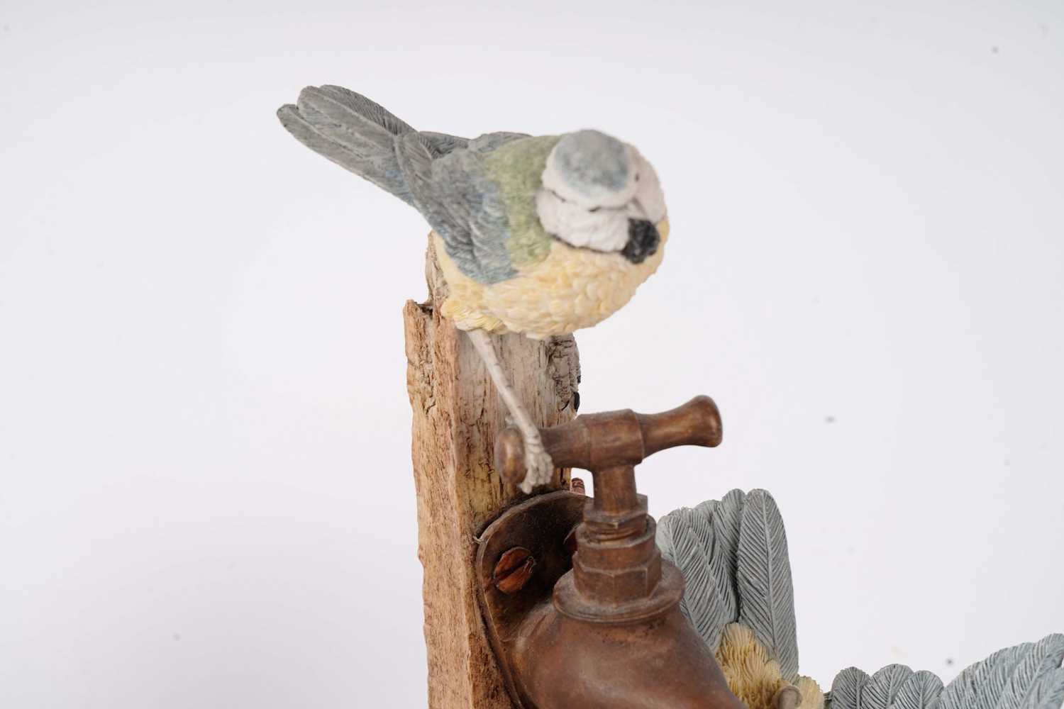 Two Country Artists resin bird sculptures; and a Royal Doulton bowl - Image 4 of 4