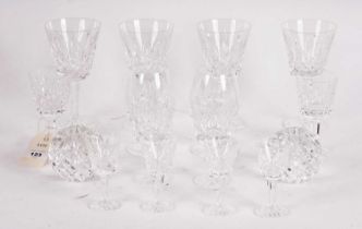 A suite of Waterford Crystal glass ware