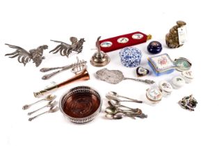 Assorted silver plated wares and collectibles