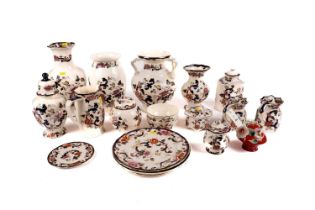 A collection of Mason’s ‘Mandalay’ ceramics and a Franz sugar bowl and cover