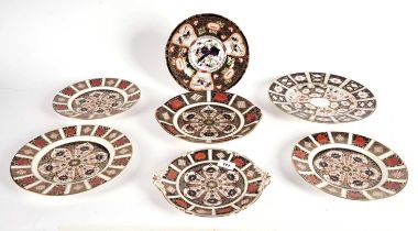 A collection of Royal Crown Derby ‘Old Imari’ plates
