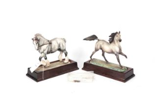 Two Hereford equestrian figures