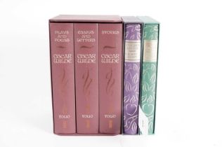 The Folio Society Oscar Wilde 3 vol boxset; and others