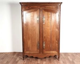 A large 19th Century French provincial armoire