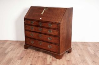 A Georgian oak bureau