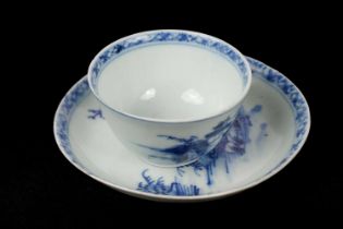 A Chinese Nanking Cargo tea bowl and saucer