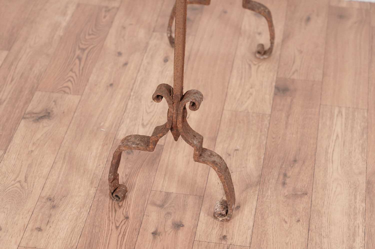 A wellington boot/shoe stand; and a pair of Victorian table supports - Image 7 of 9