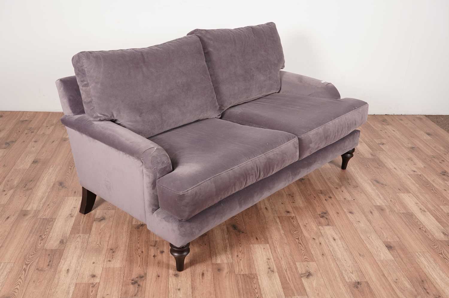 A grey two-seater sofa by The Lounge Co - Image 4 of 4