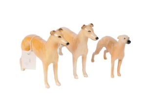 Two various Beswick ‘Jovial Roger’ Greyhound dog figures