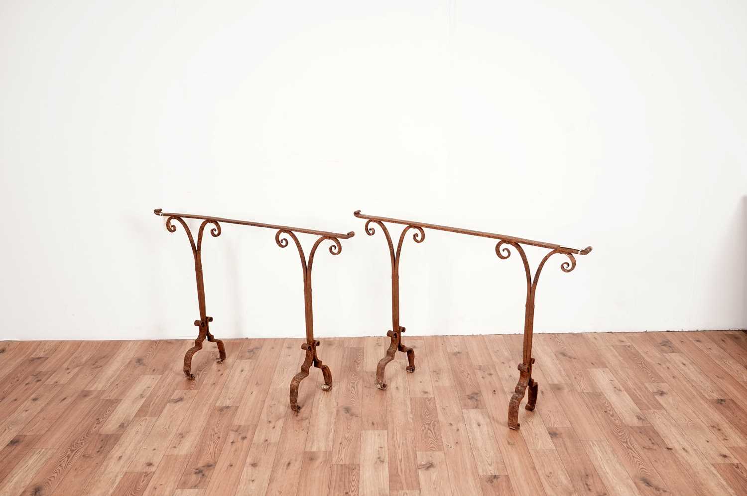 A wellington boot/shoe stand; and a pair of Victorian table supports - Image 9 of 9