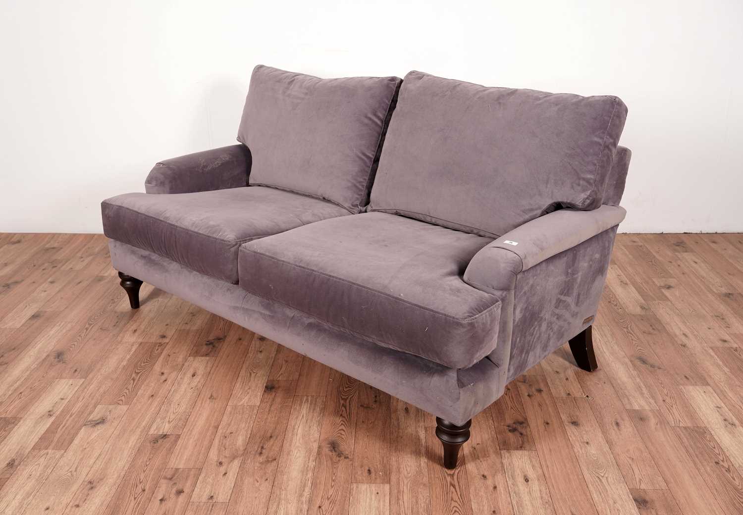 A grey two-seater sofa by The Lounge Co - Image 2 of 4