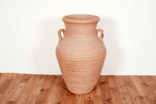 A large amphora style planter