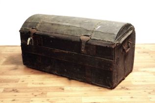 A 19th Century two handled trunk