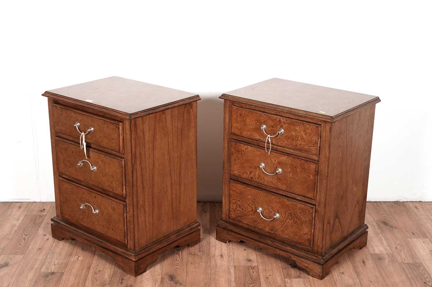 Frank Hudson A chest of drawers and a pair of matching chests - Image 2 of 14