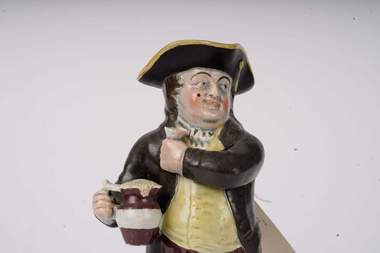 A 19th Century decorative ceramic toby jug - Image 3 of 3