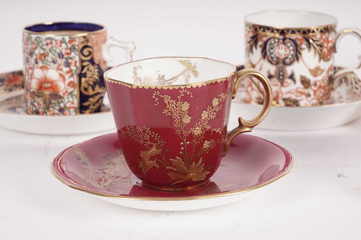A selection of Royal Crown Derby 'Imari' and other coffee cups - Image 4 of 6