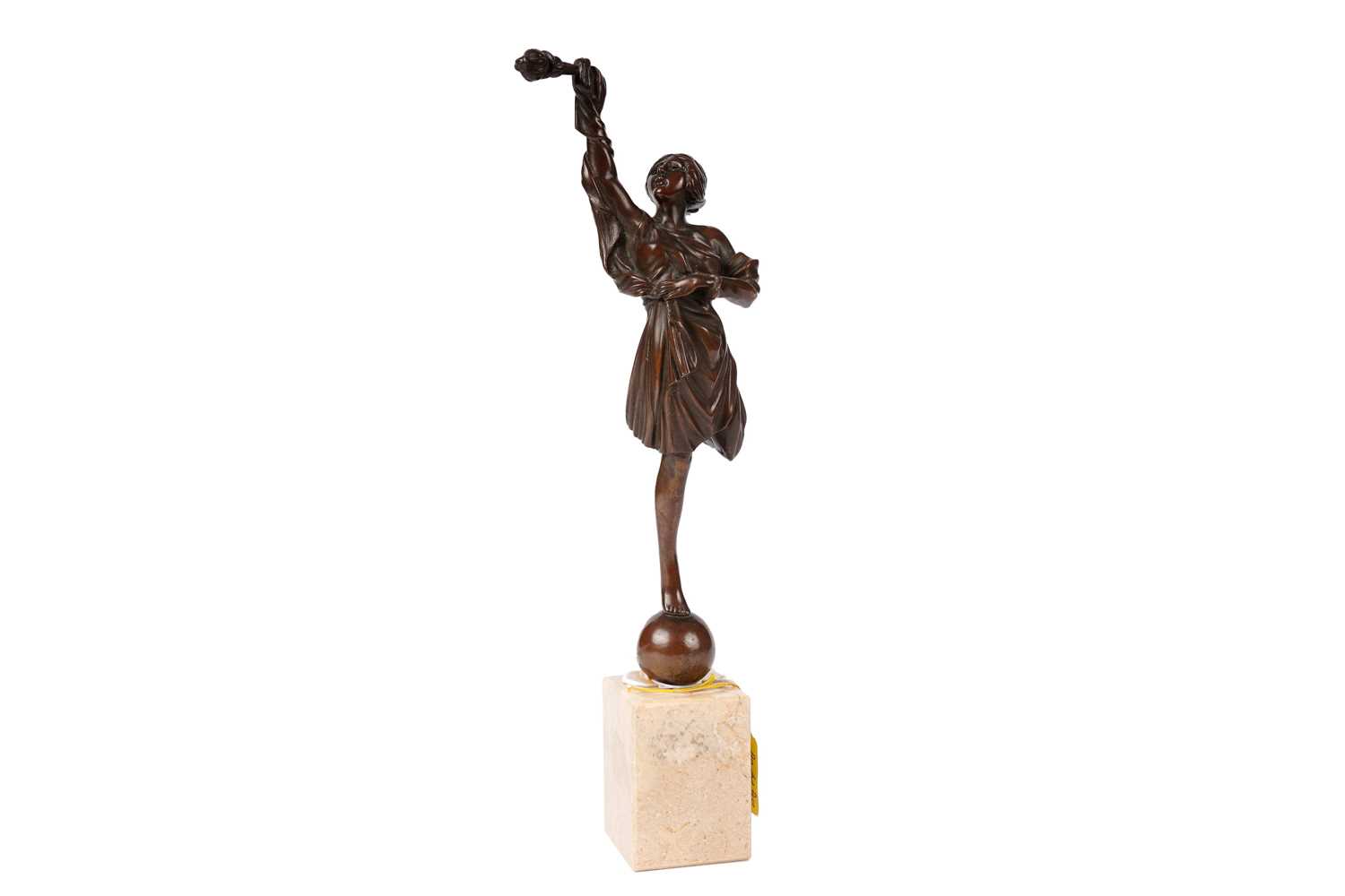 An early 20th Century bronze figure of a dancer