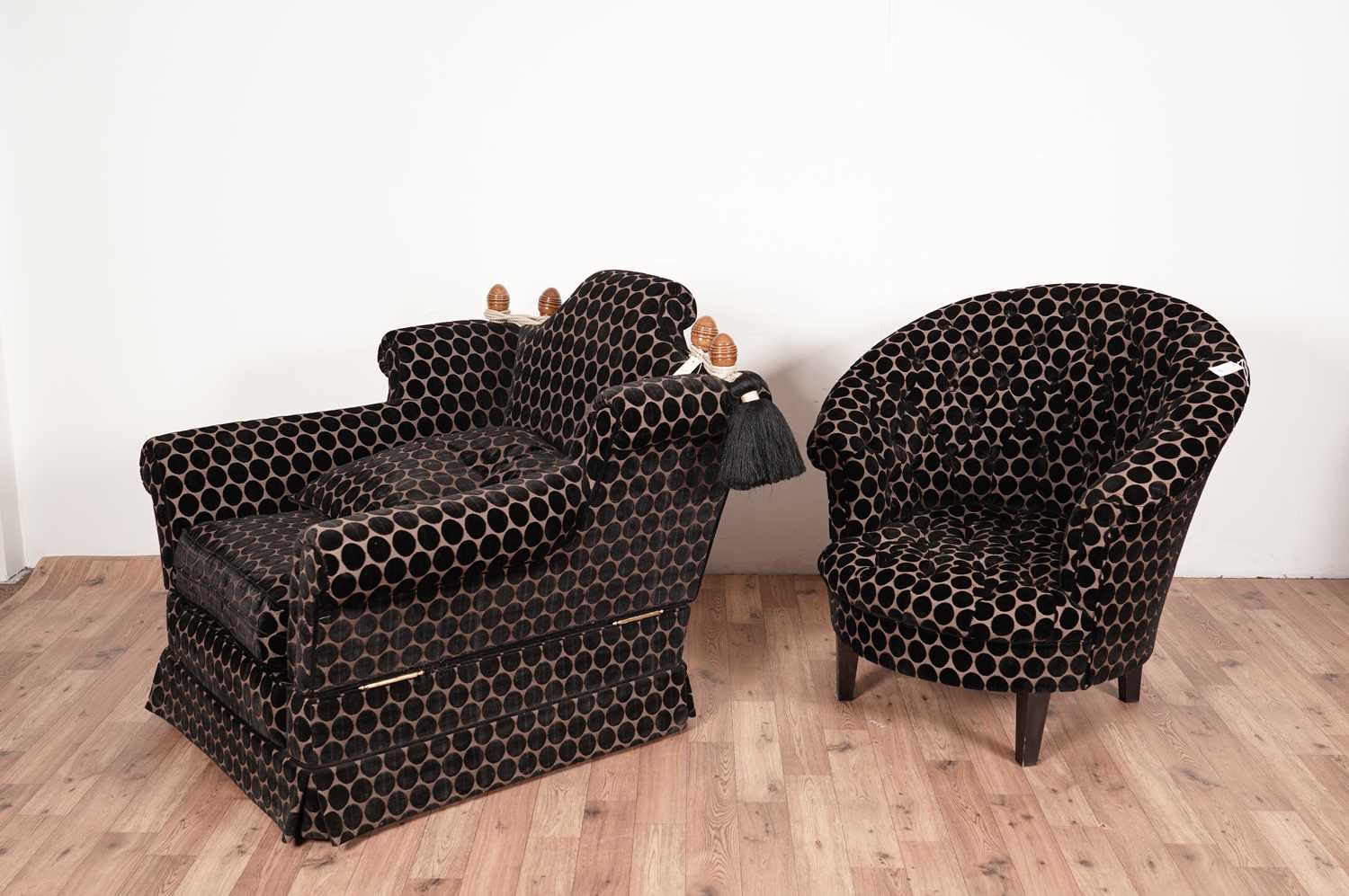 Two arm chairs attributed to Gascoigne Designs