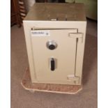 A modern metal combination safe by Dudley Safe