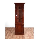 A Victorian mahogany bookcase