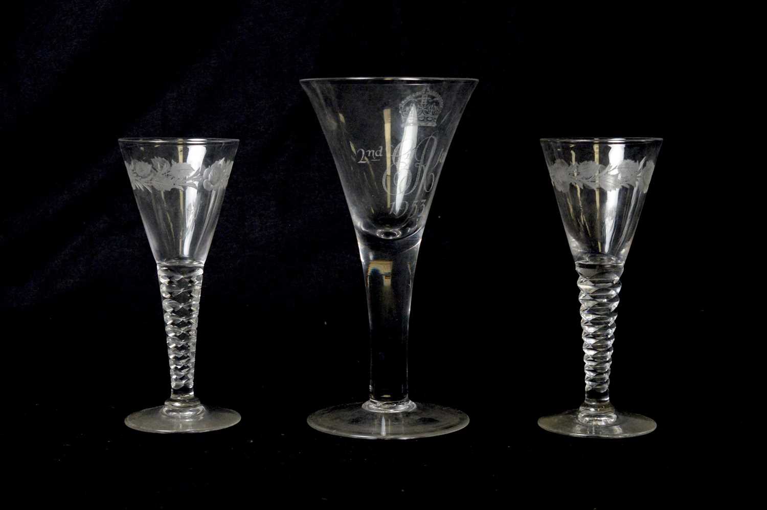 Whitefriars coronation glass, two others - Image 2 of 10