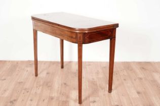 A George III mahogany tea table