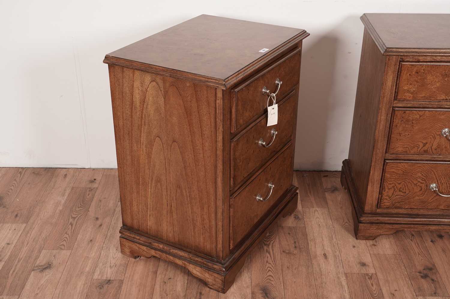 Frank Hudson A chest of drawers and a pair of matching chests - Image 8 of 14