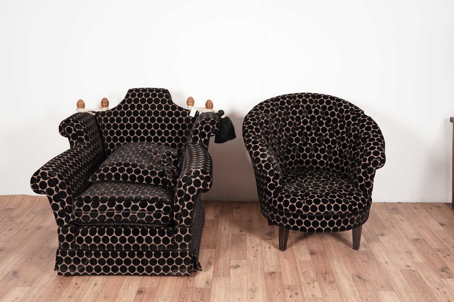 Two arm chairs attributed to Gascoigne Designs - Image 2 of 8