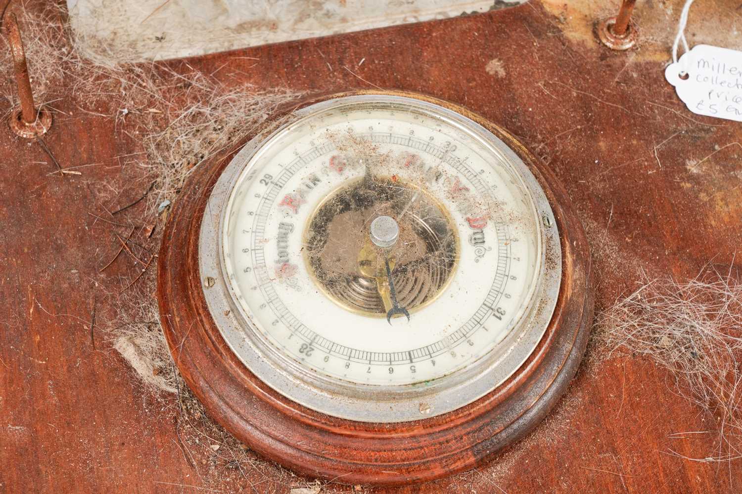 Two 19th Century barometers, a wall plaque and a wooden stand/easel - Image 6 of 6