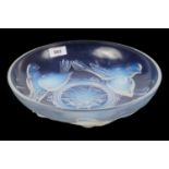 An Art Deco opalescent bowl