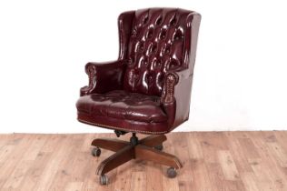 An 'Excel office and contract, Inc' office chair