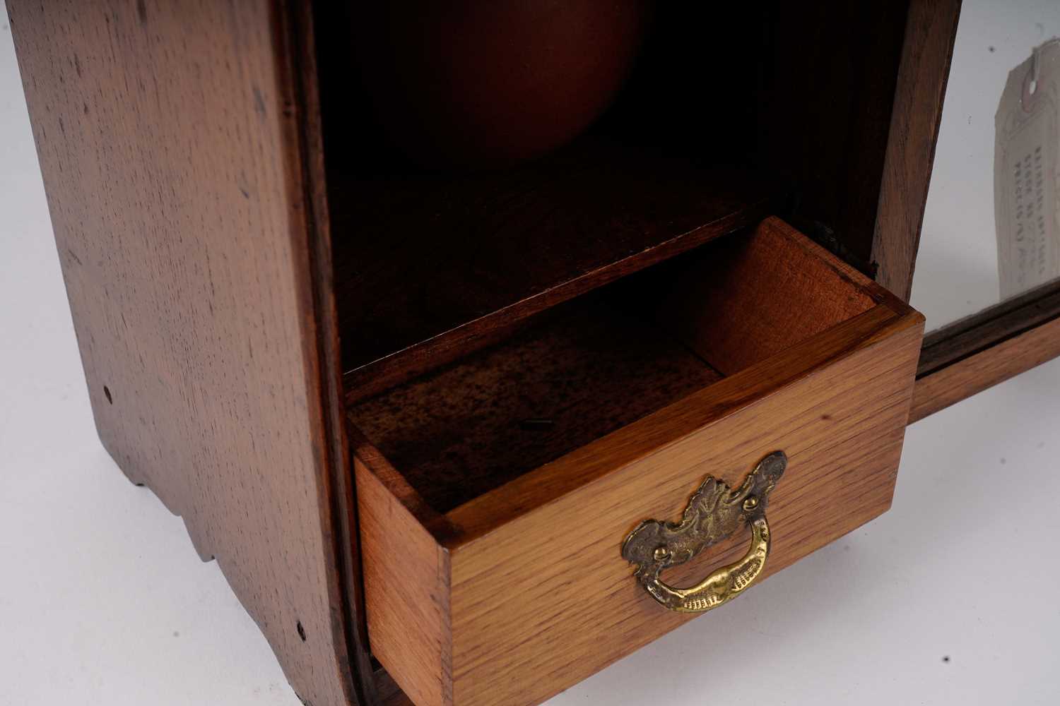 An Edwardian oak smokers cabinet - Image 3 of 3