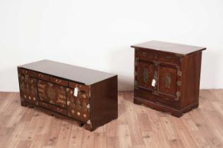 Two Asian cabinets