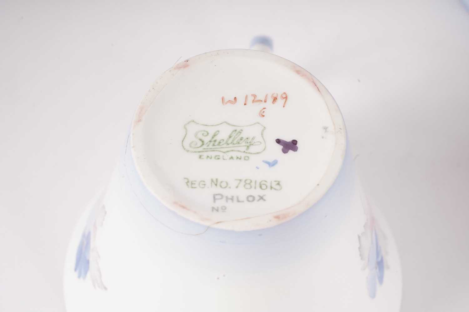 A Shelley ‘Phlox’ pattern part tea service - Image 4 of 4