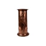 An Arts and Crafts Newlyn School copper stickstand