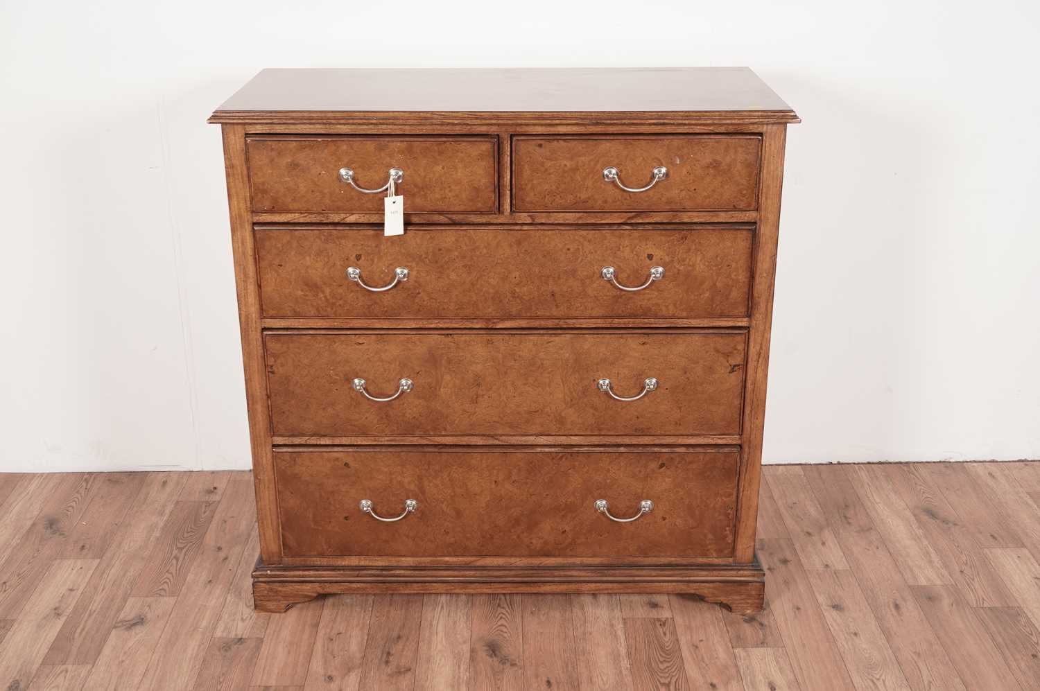 Frank Hudson A chest of drawers and a pair of matching chests - Image 12 of 14