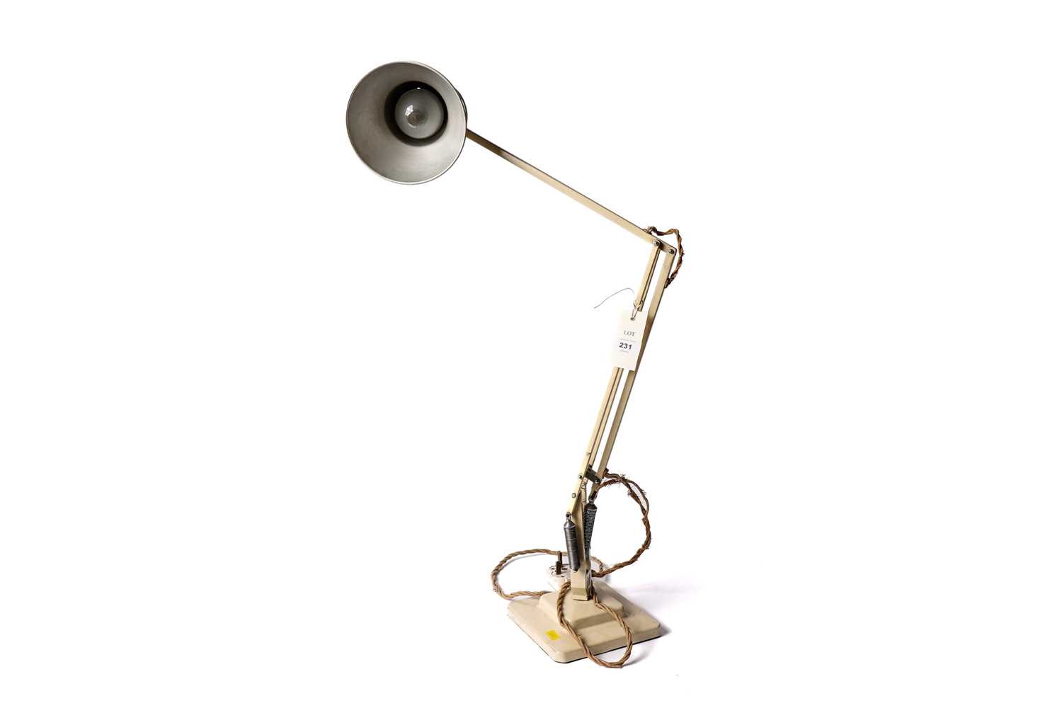 An Anglepoise lamp