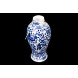 A 19th Century Chinese blue and white vase