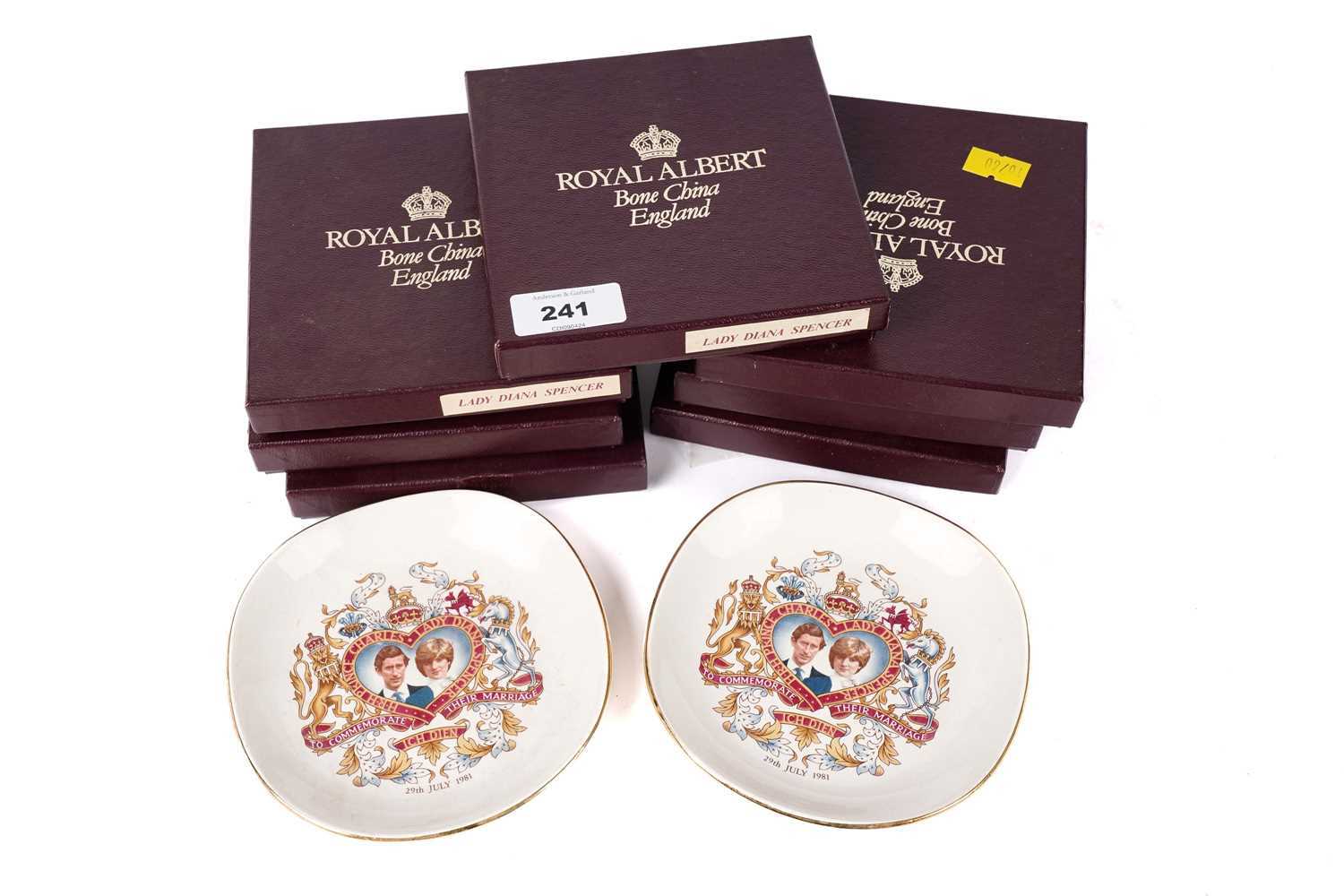 A collection of Royal Albert Lady Diana Spencer commemorative plates