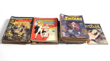 Magazines and graphic novels by Marvel, Curtis and other publishers