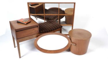 A collection of retro teak furniture