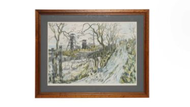 Tom McGuinness - The Allotments, Easington | limited edition lithograph