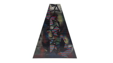 Stephen McNulty - Shard - maquette for the Newcastle Metro station | enamelled metal